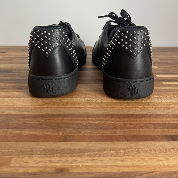 NIB Maje Flowstuds Leather Studded Trainer Sneakers - Picture 5 of 16